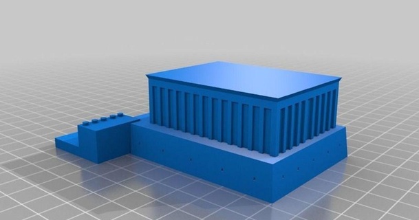 anitkabir orto 3D Models World & Scans Architecture Urbanism thingiverse 3d print model - Mito3D