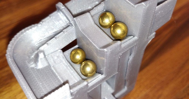 minuscolo passi mono marmo macchina marmi 3D Modelli giocattoli Giochi gara traccia correre 3d print model - Mito3D