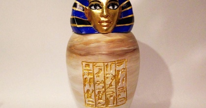 antigo egípcio CANOPIC jarra imsety voxinaudita baixar livre stl modelo printablescom 3d modelos arte Projeto esculturas Egito canopicjar hieróglifos egípcios 3d print model - Mito3D
