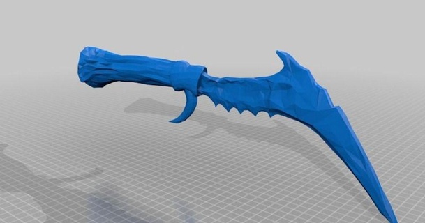 abyss watcher dagger - dark souls 3 alixakeyofdestiny 3D Models Costumes & Accessories Props sword prop 3dmodel thingiverse 3d print model - Mito3D