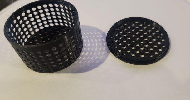 snapfit déshydratant titulaire soutien sstevenson72 3D modèles imprimantes accessoires bobine séchoir 3d print model - Mito3D