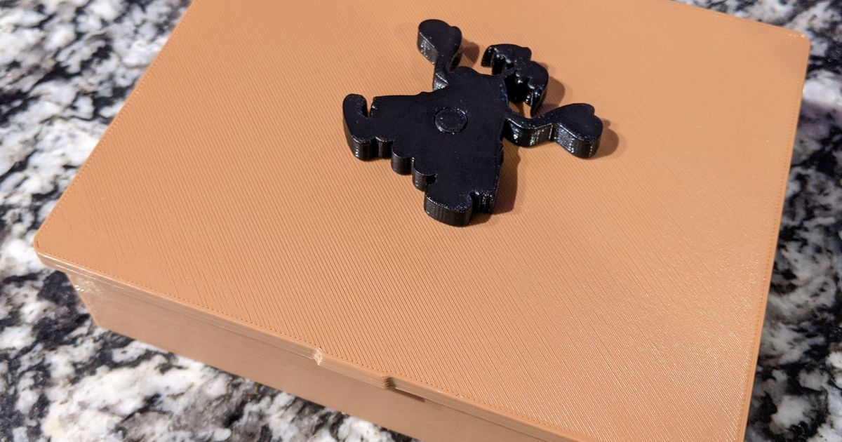 pianta mini figura scatola bloccaggio coperchio photoroamer 3D Modelli tavolo miniature personaggi mostri Astuccio guaina dnd miniatura 3D print model - Mito3D