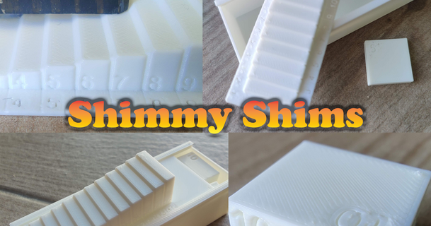 shimmy shims shim sizer box trilobyte3d 3D Models Household Other House Equipment table furniture chair wobble 3d print model - Mito3D