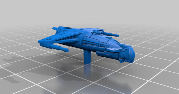 sw armada m22t krayt onilcreations 3D Models Toys & Games Outdoor starwars scifi starfighter thingiverse 3d print model - Mito3D