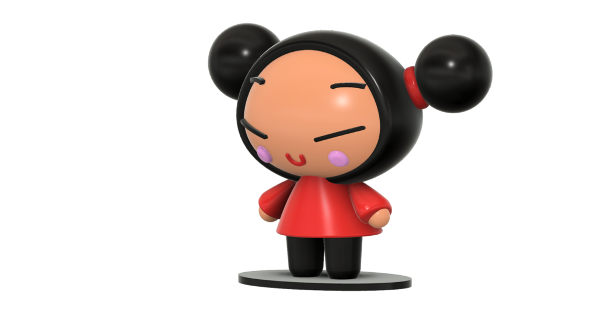 pucca Jangy 3D modèles art conception sculptures chose universelle 3D print model - Mito3D