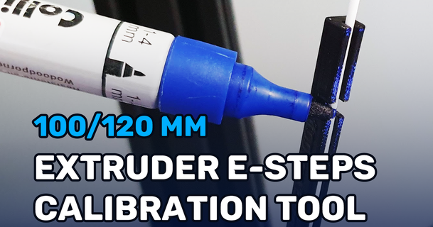 simple 100 120 mm extruder calibration tool tboss 3D Models Printers - Upgrades prusa filament mks 3d print model - Mito3D