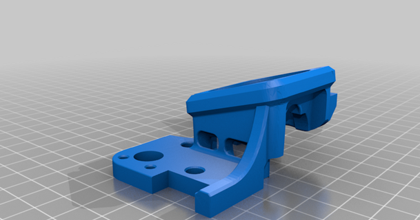 ender 5 plus cooling fan bracket ryan3d 3D Models Printers - Upgrades thingiverse directdrive ender5plus microswiss 3d print model - Mito3D