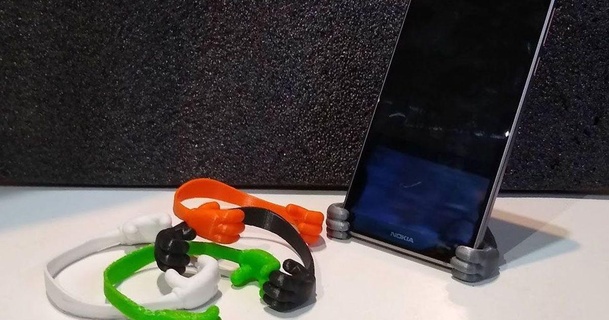 mains téléphone supporter smartmendez 3D modèles gadgets portable dispositifs titulaire soutien mobile 3d print model - Mito3D