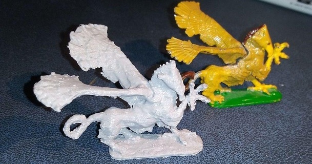 replica ral partha 01-051 gryphon 1979 miniature engineer27 3D Models World & Scans People dnd dungeonsanddragons classic thingiverse 3d print model - Mito3D