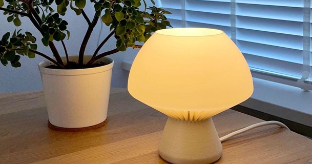 seta lámpara rápido impresión e14 soporte tornillo fijo estudioblnl 3D modelos casa hogar decoración ligero escritorio LED 3d print model - Mito3D