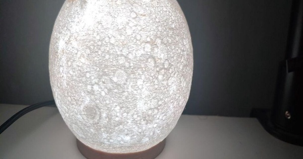 Luna lampada base luci marvin 3D Modelli passatempo creatori idee luce led 3d print model - Mito3D