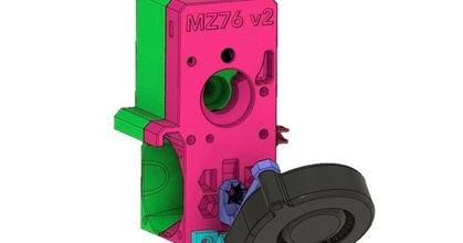 Bondtech bmg prusa mk3s mk25s v2 fdm imprimível + rhd ventilador mortalha marcoz76 baixar livre stl modelo printablescom 3d modelos impressoras 3d print model - Mito3D