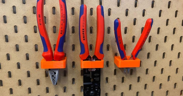 Knipex araç sahipleri Ikea sk dis ürkütücü 3D modeller hobi yapımcılar araçlar Skadis Ikeaskadis bıçak ağzı 3d print model - Mito3D