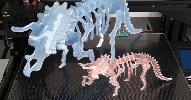 tricératops squelette daveyprints85 3D modèles monde scans animaux dinosaure modèle 3d print model - Mito3D