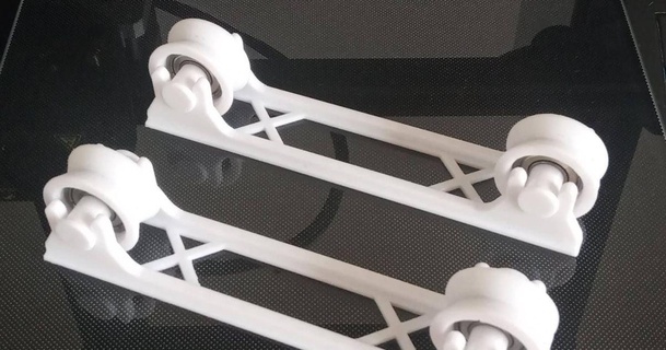 biriktirmek Kulp destek daveyprints85 3D modeller 3D yazıcılar Aksesuarlar biriktirici filament makara tutucusu biriktirme Aksesuarlar 608bearing 3d print model - Mito3D