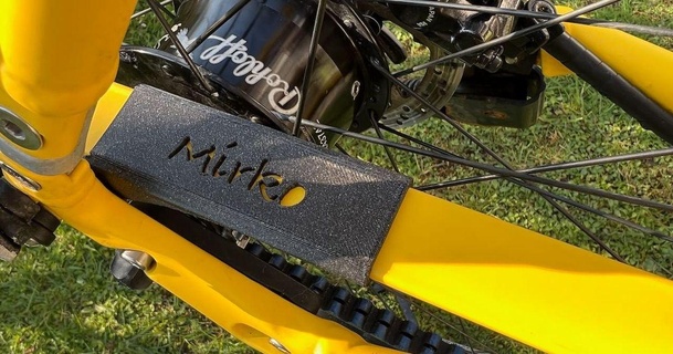 tarçın değiştirme Bölüm yello08566 3D modeller Spor Dalları dış mekan bisiklet Ebike zincir koruma 3d print model - Mito3D