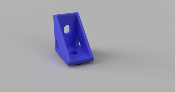 ângulo 20x20 perfil Philipp 3D modelos 3D impressoras acessórios ângulo 2020extrusion extrusão alumínio 2020aluminum 2020mount 3d print model - Mito3D
