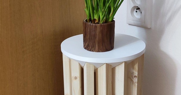 tavolo vaso fiori marek 3D Modelli domestico vita camera 3d print model - Mito3D