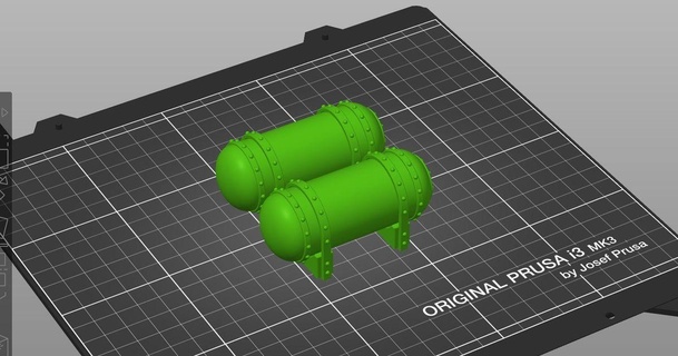 doppelt Container Kiefer 3D Modelle Spielzeuge Spiele Tafel 3d Fass Terrain Gaming 3d print model - Mito3D