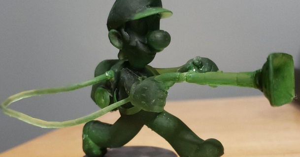 gooigi figure nébulanoob 3D modèles jouets Jeux action figures statues mario nintendo commutateur Super 3d print model - Mito3D