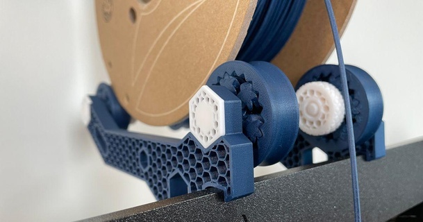 prusa i3 mk2 mk3 bobina titolare supporto 100 stampato spina pesce planetario Ingranaggio cuscinetti toomuchtuna 3D Modelli stampanti aggiornamenti portabobina porta filamento mk3s 3d print model - Mito3D