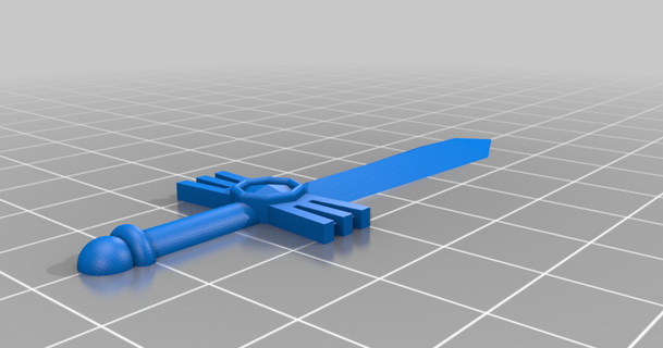 Tunika Videospiel Schwert rhynes 3D Modelle Gadgets Videospiele thingiverse Videomodellierung 3d print model - Mito3D