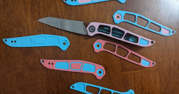 civivi mckenna escamas doopywoopy 3D modelos pasatiempo hacedores herramientas cuchillo bolsillo 3d print model - Mito3D