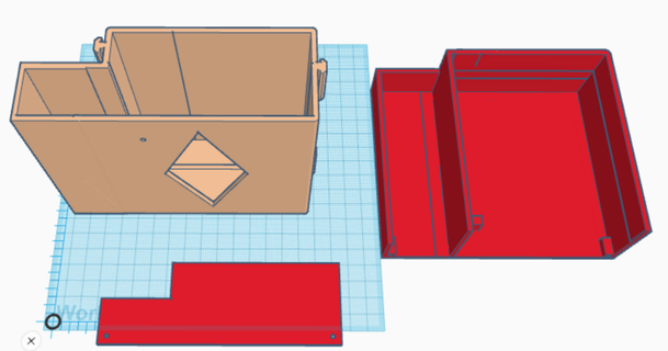 voxelab aquila c2 eletrônicos armazenamento compartimento nathan22211 3D modelos impressoras Atualizações voxelabaquila 3d print model - Mito3D