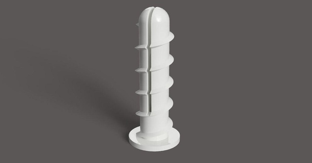 6 screw drywall anchor threads sherlock ohms 3D Models Household Home Decor drywallanchor drywallscrew 3d print model - Mito3D