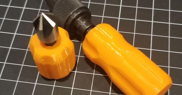 stubbs tombul sürücü bit kolları yapıx 3D modeller hobi yapımcılar araçlar alet sapı ısırıldı tutucu asmak 3d print model - Mito3D