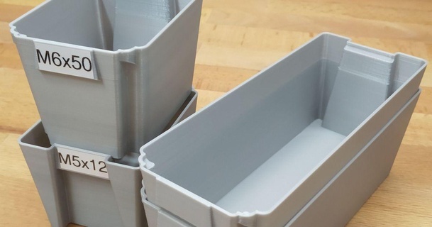 rotierend Stapeln Box klein dreh stapelbox Grieß matthias 3D Modelle Hobby Macher Veranstalter Stapelbehälter Heftklammer drehstapelbox Stapelbox 3d print model - Mito3D