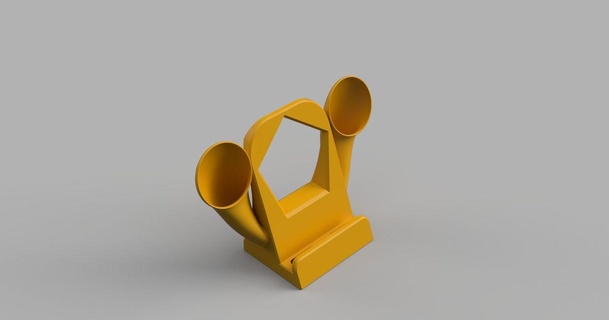 Telefon Stand Lautsprecher yvesvo 3D Modelle Gadgets tragbar Geräte 3d print model - Mito3D