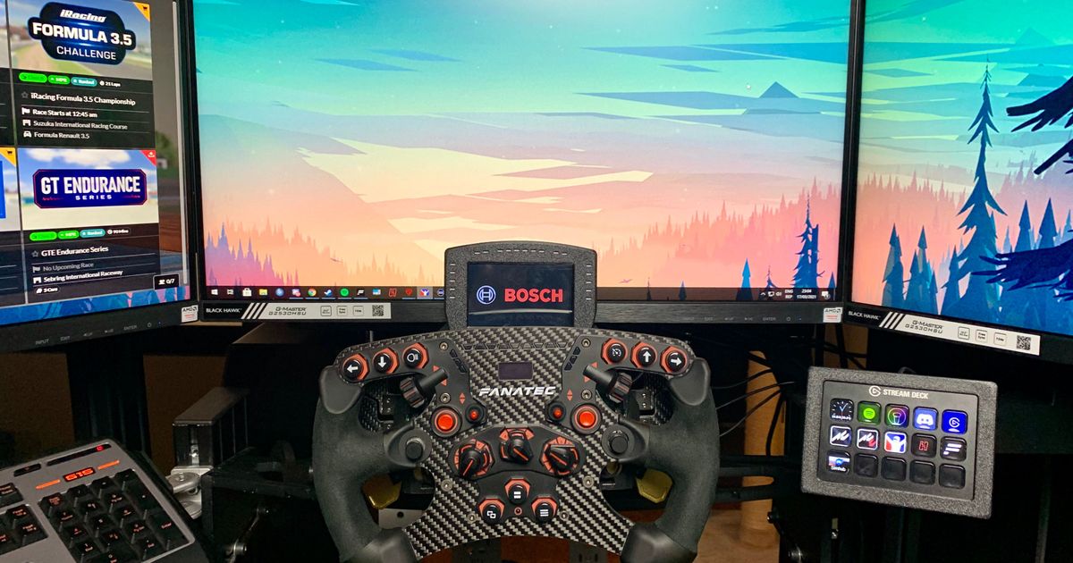 stream deck 4040 holder sim racing broodro0ster 3D Models Hobby & Makers Other Ideas simracing streamdeck elgatostreamdeck 3D print model - Mito3D