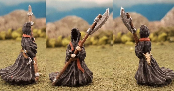 wraith halberd 28mm terrain4print 3D Models Toys & Games Outdoor ghost fantasy miniature nsfw dungeonsanddragons 3d print model - Mito3D