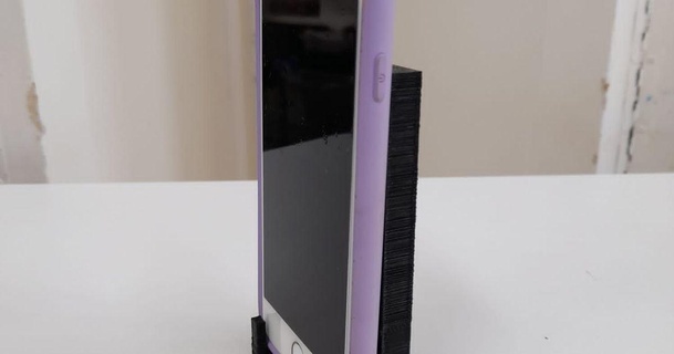 soporte Hintergrund horizontal Vertikale Macher Einschätzung 3D Modelle Hobby Ideen Smartphone Halter Smartphonestand 3d print model - Mito3D