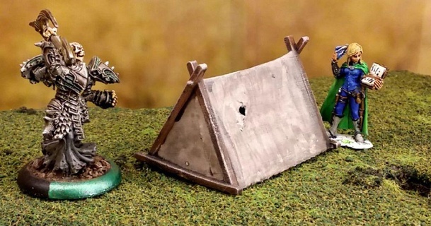 fantasía vikingo tienda 28mm terrain4print 3D modelos juguetes juegos aire libre terreno dnd miniatura 3d print model - Mito3D