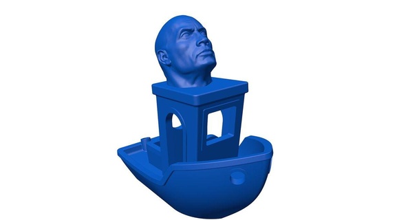 roccia 3d panchina kanna 3D Modelli stampanti test barca divertente 3d print model - Mito3D