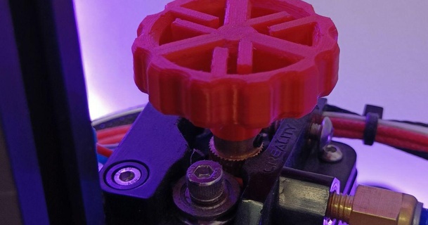 ender 3 serie estrusore pomello chicavec 3D Modelli stampanti aggiornamenti Ingranaggio creality 3d print model - Mito3D