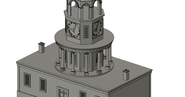 Halifax nova İskoçya saat kule doopywoopy 3D modeller dünya taramalar mimari şehir Planlama dönüm noktası şeytani Nova Scotia Saat kulesi 3d print model - Mito3D