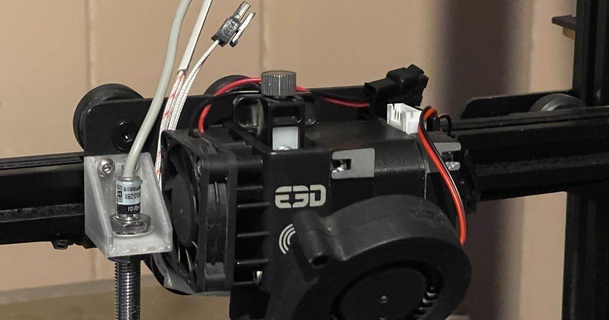 8mm inductive probe mount generic metal hemera mounting plate fadedhero636 3D Models Printers - Upgrades bedleveling autobedleveling e3dhemera 3d print model - Mito3D