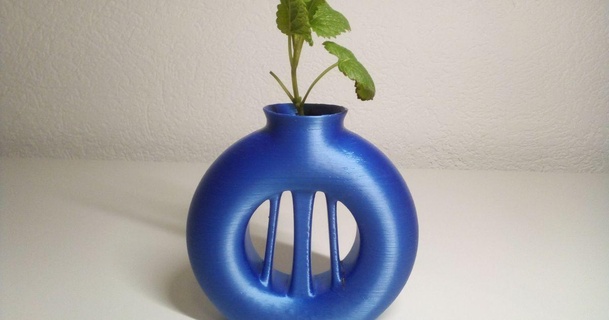 vaso david azedo 3D modelos casa decoração vasos flores 3d print model - Mito3D