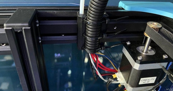 2040 extrusión filamento cable administración guía rail crealidad ender 6 the3dhammer 3D modelos impresoras actualizaciones filamentos mantenimiento crealityender6 ender6 3d print model - Mito3D