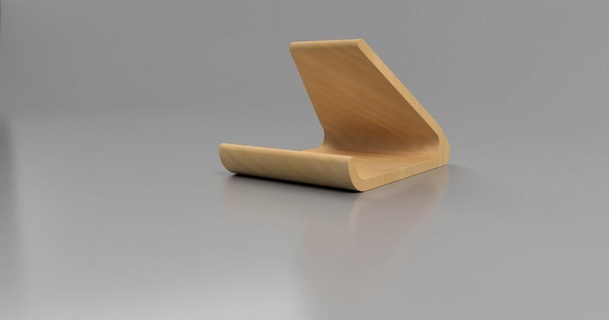 simple phone stand hawk 3D Models Gadgets Portable Devices phonestand 3d print model - Mito3D