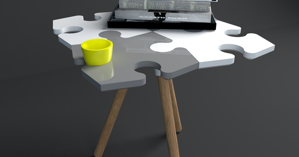 mesa rompecabezas ject01 3D modèles Ménage Accueil maison décor decoracion conception 3d print model - Mito3D