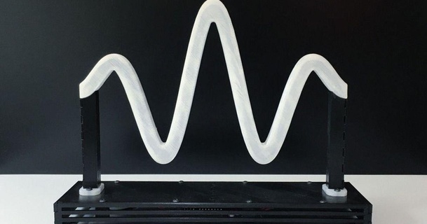 sinusoidal onda sotaque luz Erik 3D modelos casa equipamento decoração conduziu arduino 3d print model - Mito3D