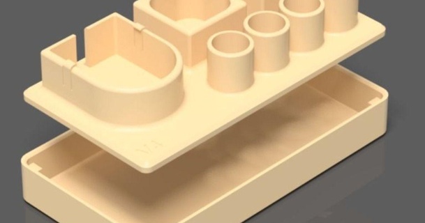 Sonicare Zahnbürste Halter Unterstützung nam 3D Modelle Haushalt Badezimmer thingiverse Zahnbürsten Phillips 3d print model - Mito3D