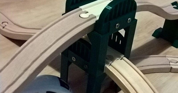 ikea lillabo bridge stackable worti 3D Models Toys & Games Building thingiverse 3d print model - Mito3D