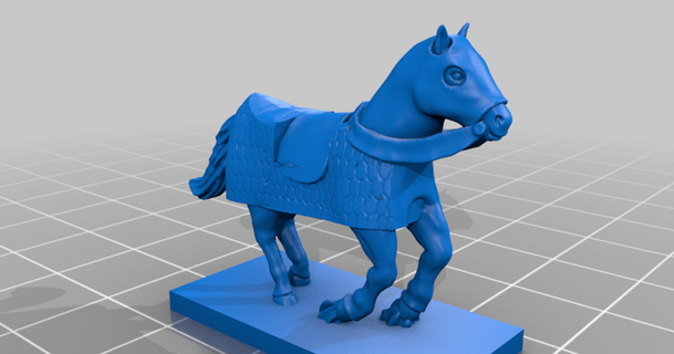 verschiedene Perioden Pferde Kerl montag 3D Modelle Spielzeuge Spiele Rüstung Tischplatte mittelalterlich Alten 3d print model - Mito3D