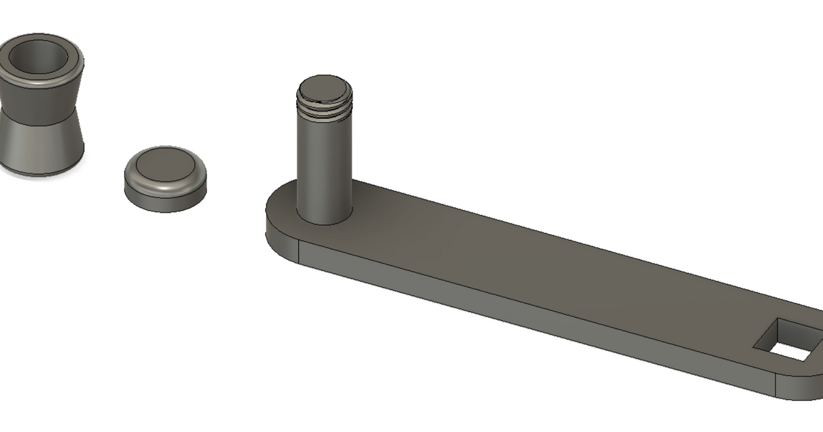 actualizado manivela carrete devanadera ahoragarantía 3D modelos casa equipo filamentospoolwinder bobinadora 3D print model - Mito3D