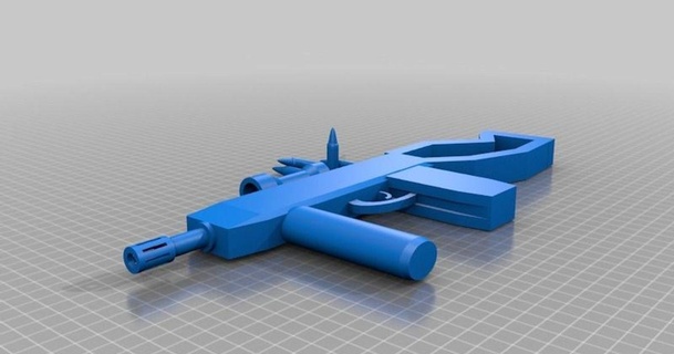 rifle weapon omer meshy 3D Models Toys & Games Other gun thingiverse weapons 3d print model - Mito3D